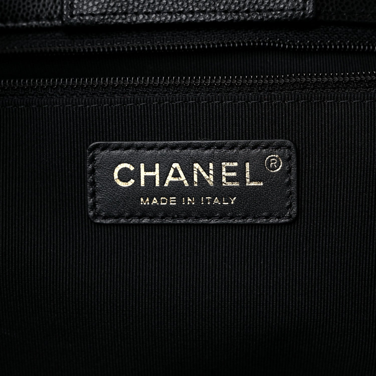 Chanel Caviar Quilted Large Shopping Tote Black 5 of 9