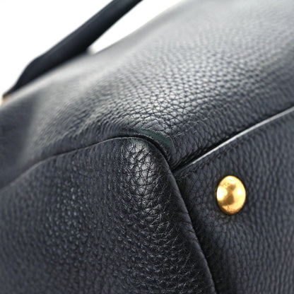 Prada Vitello Daino Tote Black 7 of 15
