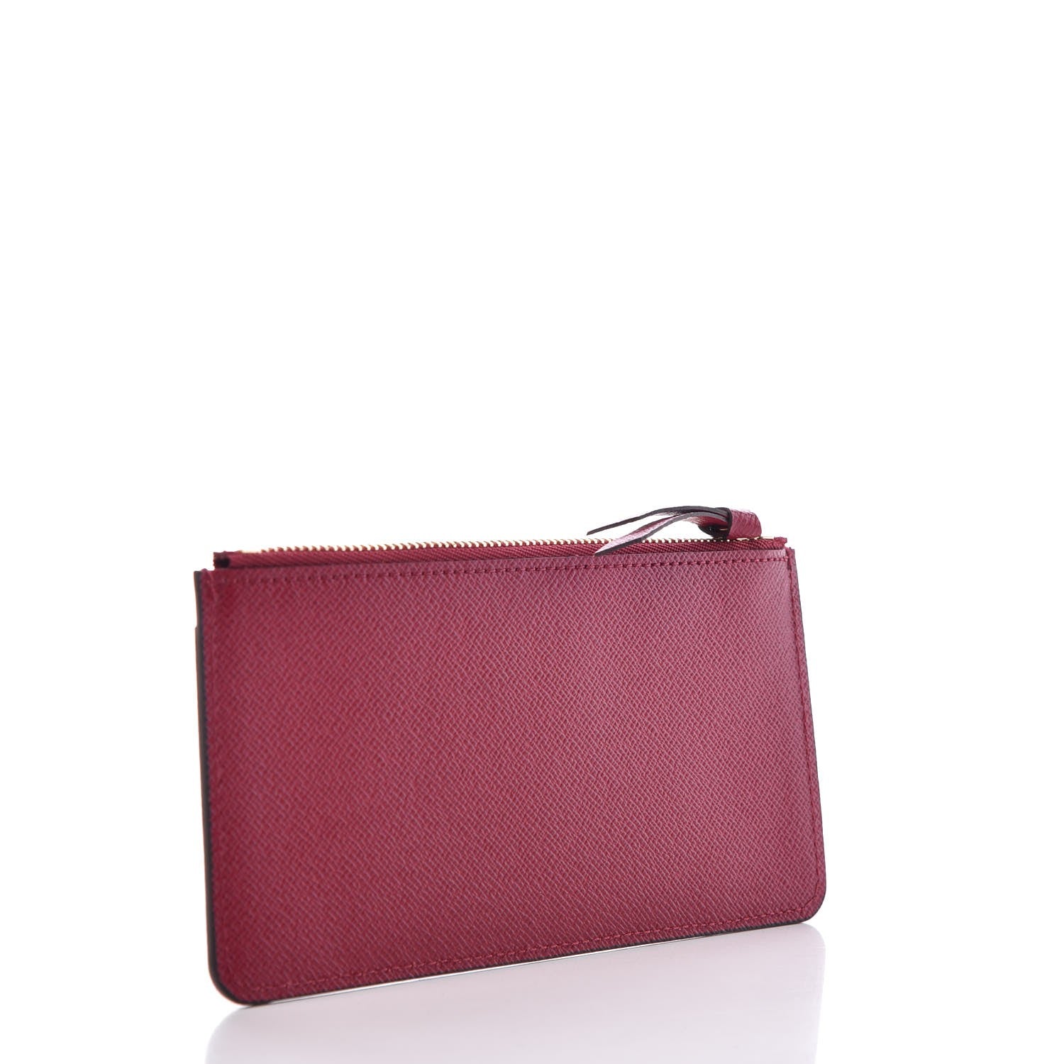 Louis Vuitton Calfskin Jeanne Wallet Zippered Insert Fuchsia 3 of 7