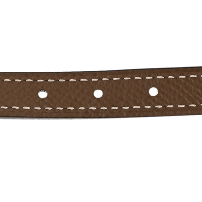 Hermes Swift Epsom 13mm Gamma Belt 85 34 Black Etoupe 4 of 6