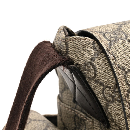 Gucci GG Plus Monogram Messenger Diaper Bag Dark Brown 16 of 20