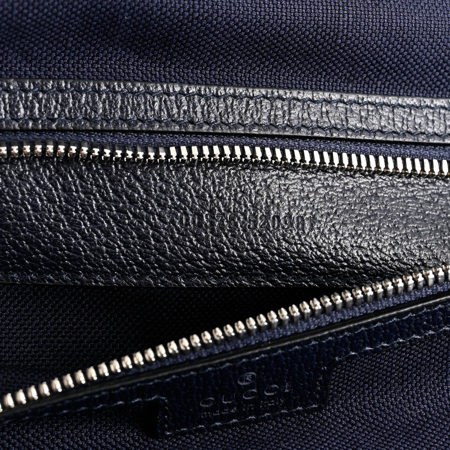 GG Supreme Monogram Web Savoy Garment Bag Beige Blue