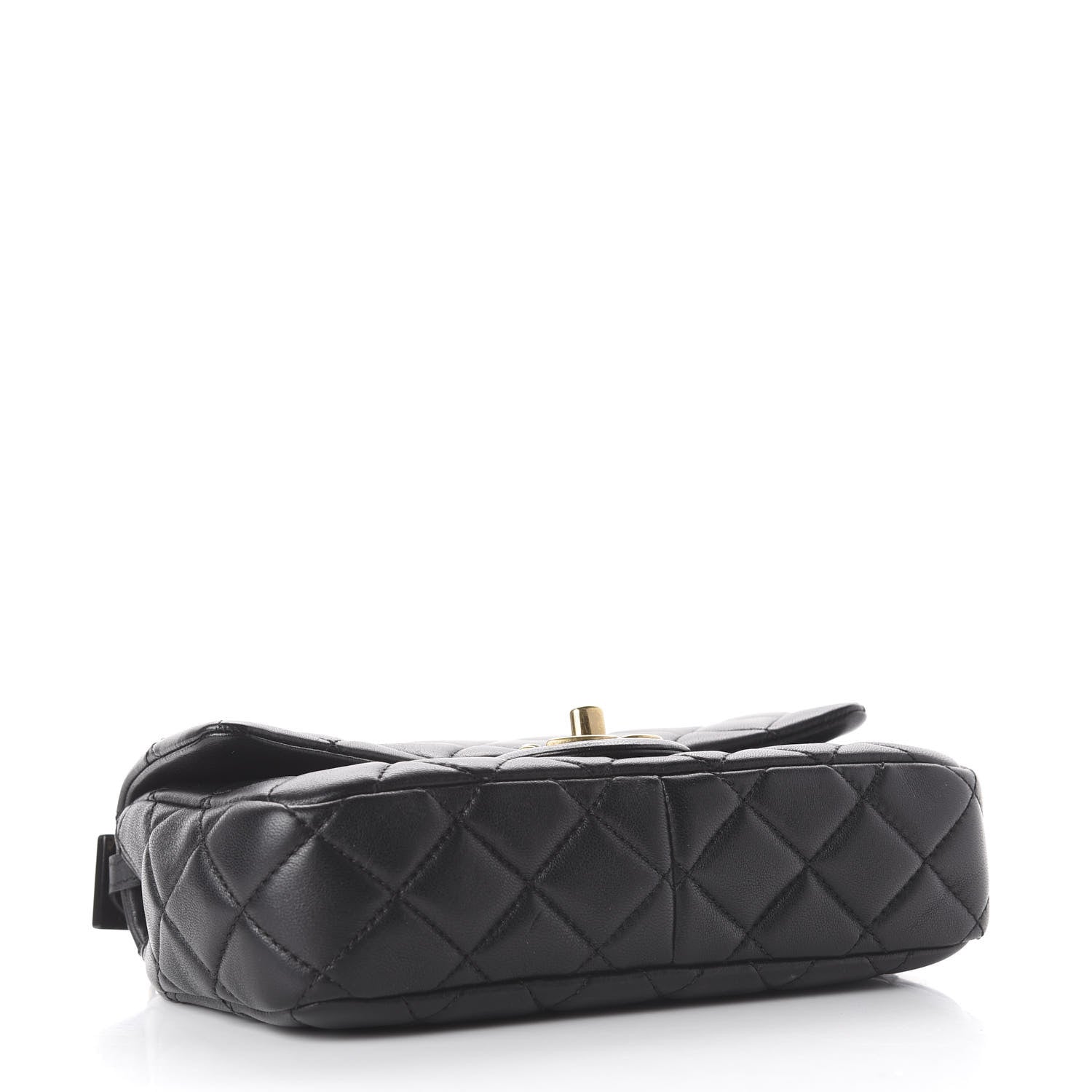 Chanel Lambskin Small Grocery By Chanel Flap Black 6 of 14