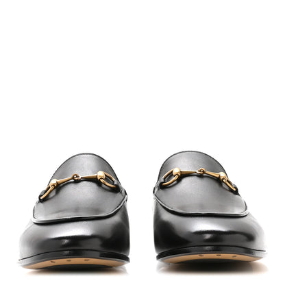 Gucci Calfskin Womens Jordaan Loafers 38.5 Black 3 of 8