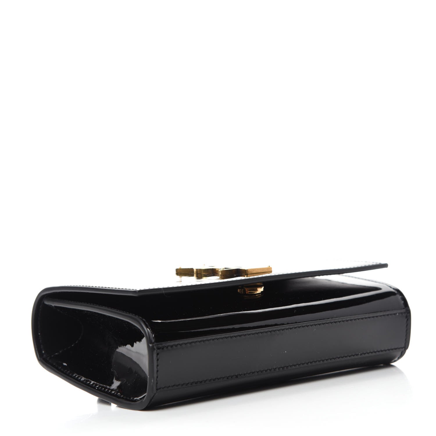 Saint Laurent Patent Monogram Kate Belt Bag Black 4 of 9