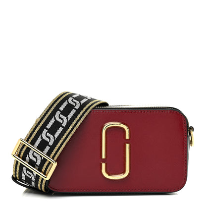 Marc Jacobs Saffiano Small Snapshot Camera Bag Red Multicolor 1 of 10