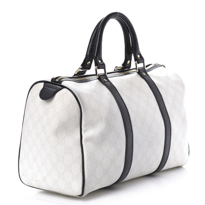 Gucci GG Plus Monogram Medium Joy Boston White Black 3 of 12
