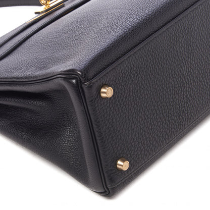 Hermes Togo Kelly Retourne 32 Black 6 of 25