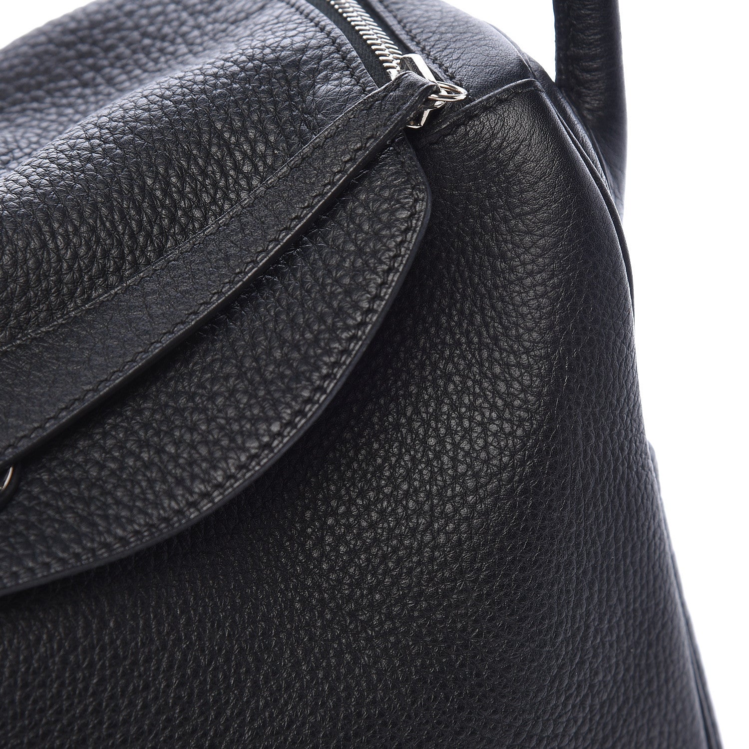 Hermes Taurillon Clemence Lindy 34 Black 17 of 22