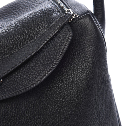 Hermes Taurillon Clemence Lindy 34 Black 17 of 22