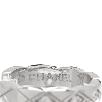 Chanel 18K White Gold Diamond Coco Crush Single Ear Cuff Earring 3 of 3