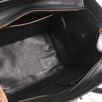 Celine Satin Calfskin Mini Tri-Color Luggage Seashell 5 of 8