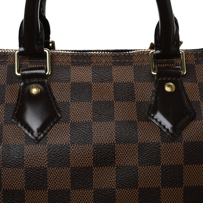 Louis Vuitton Damier Ebene Speedy Bandouliere 25 9 of 16
