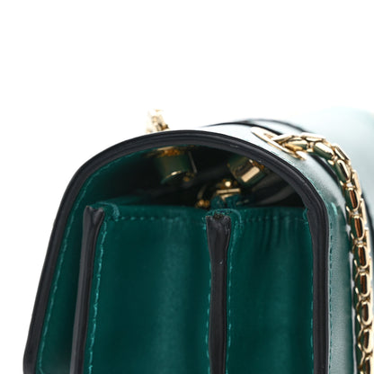 Bulgari Calfskin Serpenti Forever Shoulder Bag Emerald Green 14 of 15