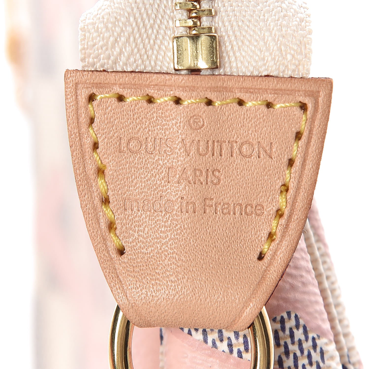 Louis Vuitton Damier Azur Tahitienne Mini Pochette Accessories 5 of 8