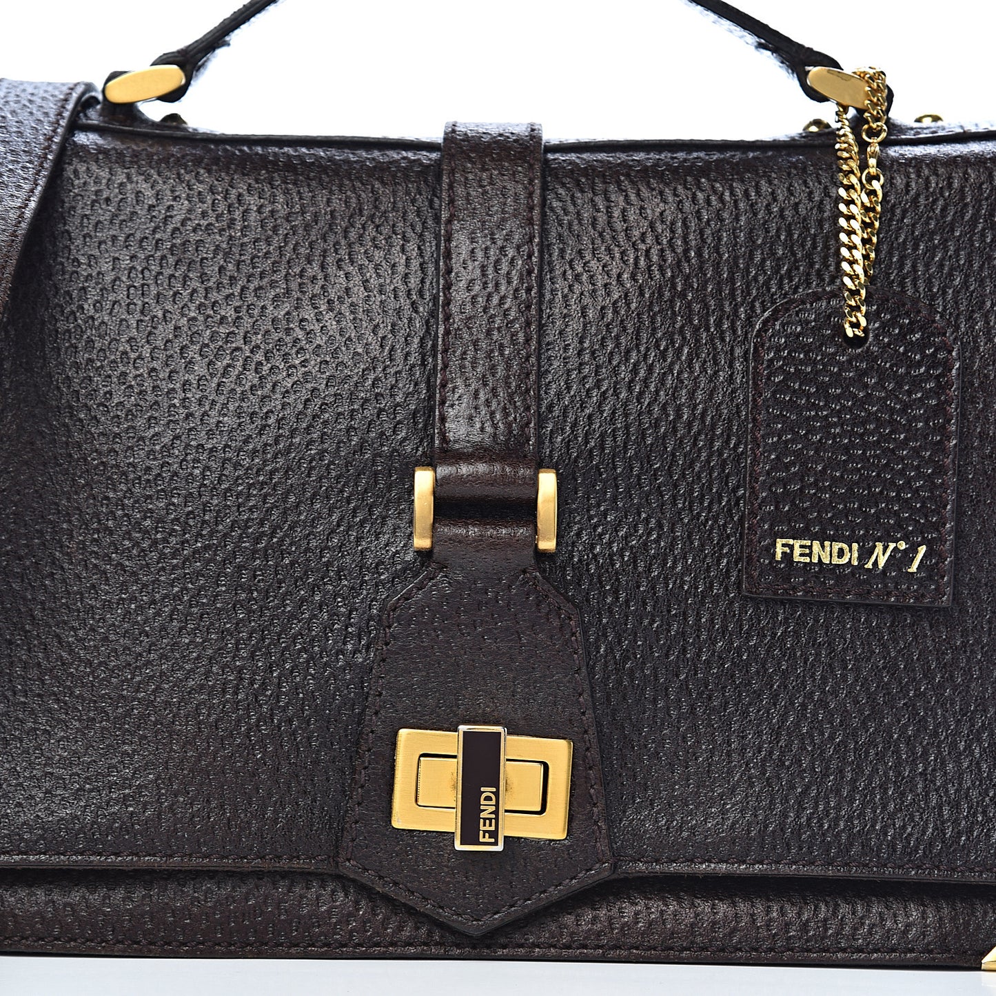 Vitello Classico No.1 Satchel Dark Brown