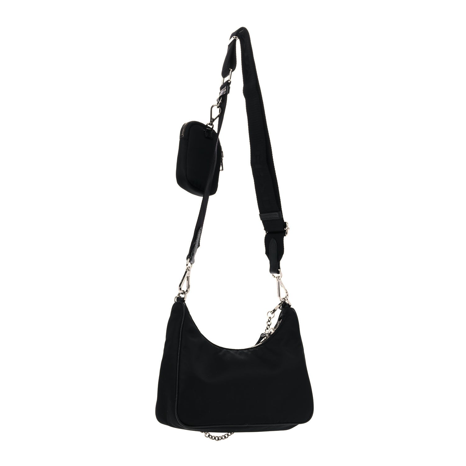 Prada Nylon Re-Edition 2005 Shoulder Bag Black 3 of 16