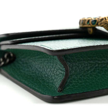 Gucci Calfskin Super Mini Dionysus Shoulder Bag Emerald 8 of 10