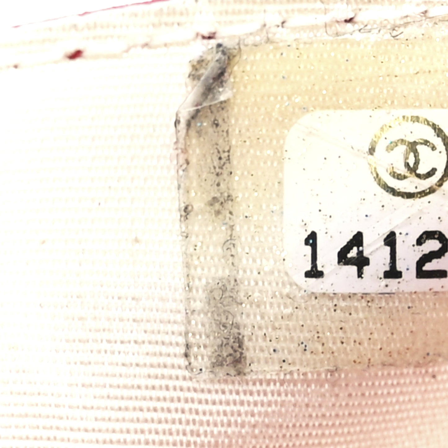 Lambskin Camellia Embossed Card Holder Red