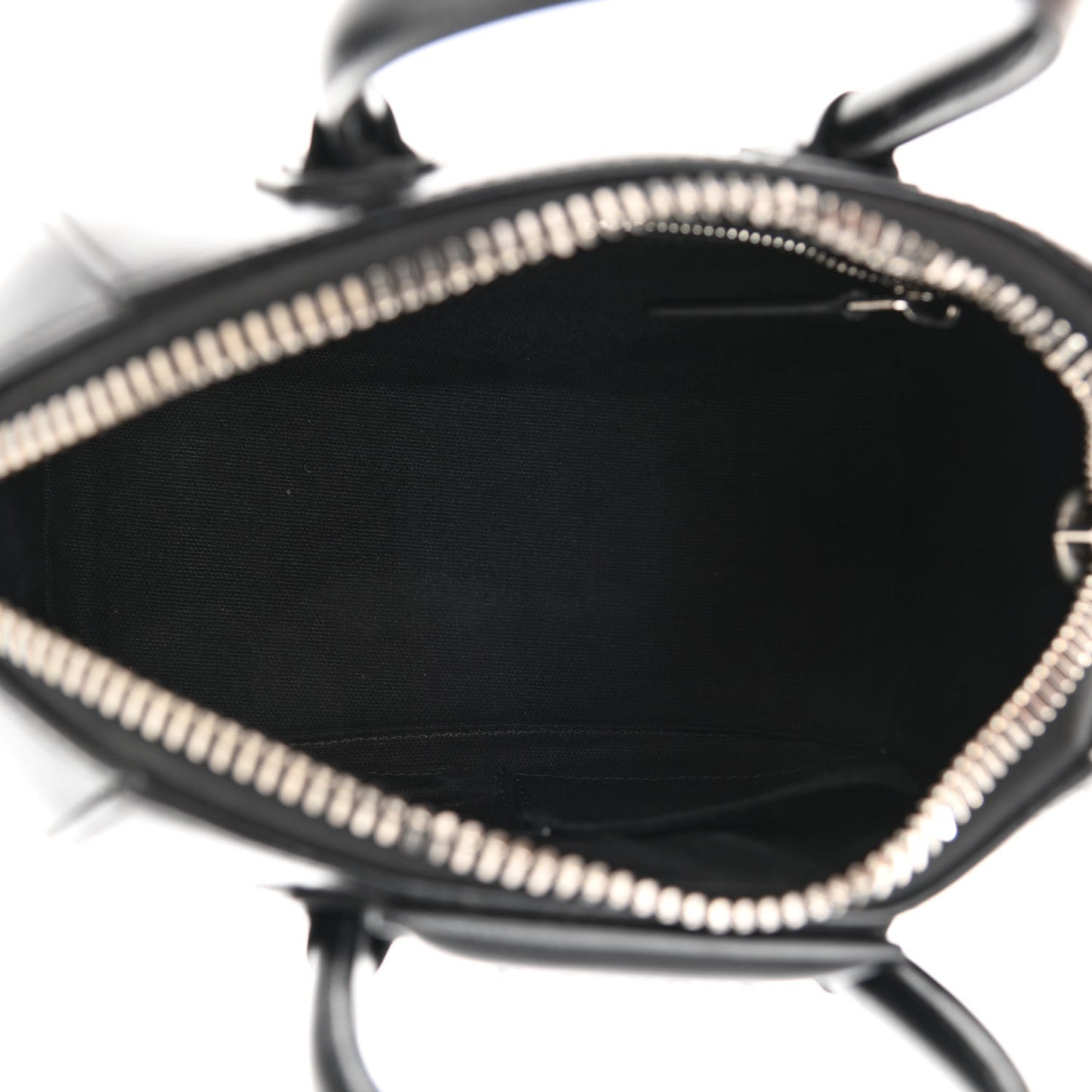 Shiny Lord Calfskin Mini Antigona Black