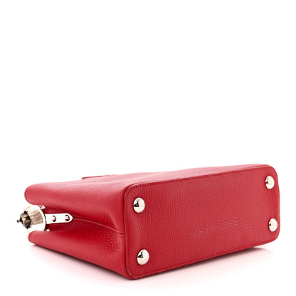 Louis Vuitton Taurillon Snakeskin Capucines BB Rubis 4 of 11