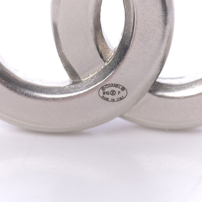Chanel Baguette Crystal CC Small Brooch Silver 4 of 4