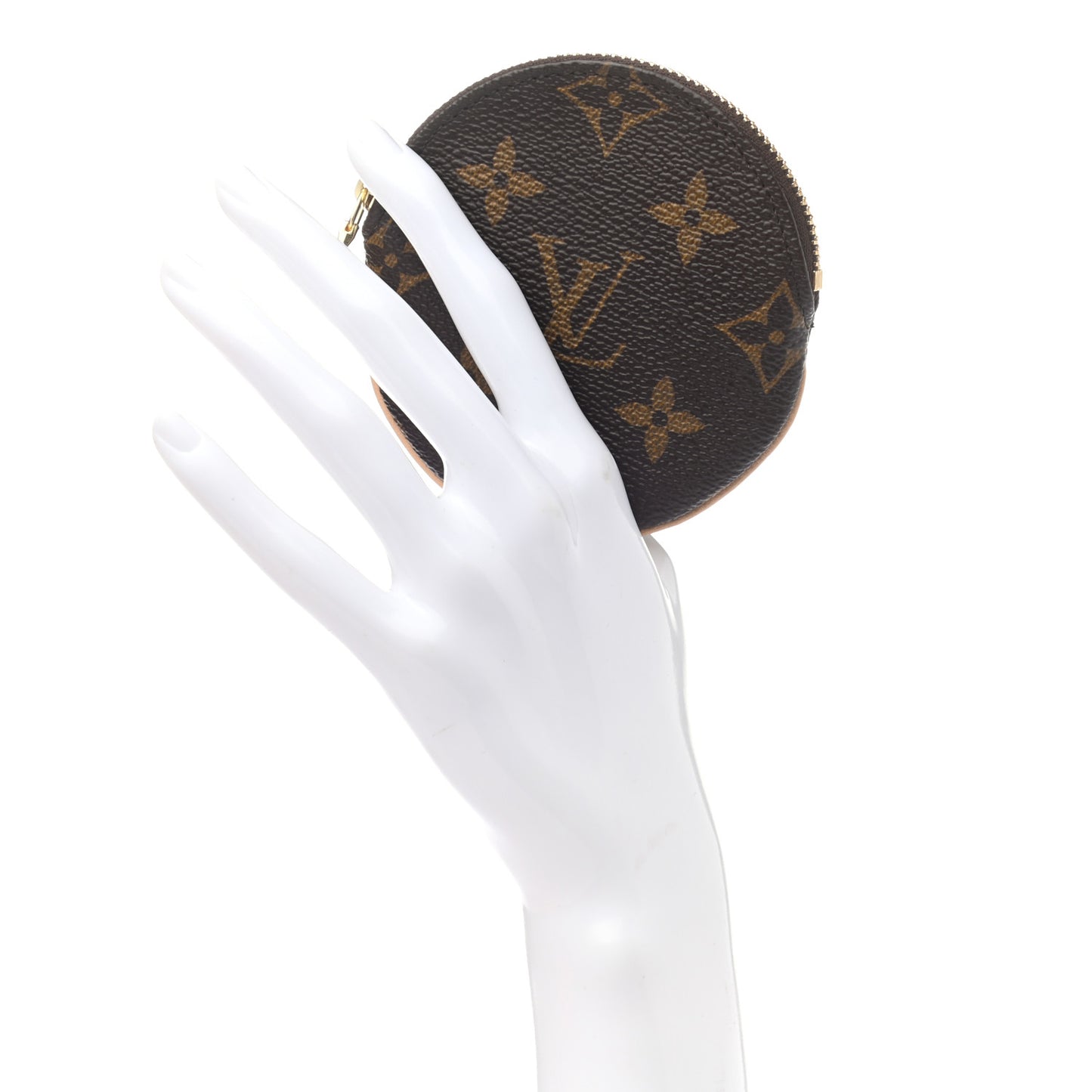 Monogram Round Coin Purse