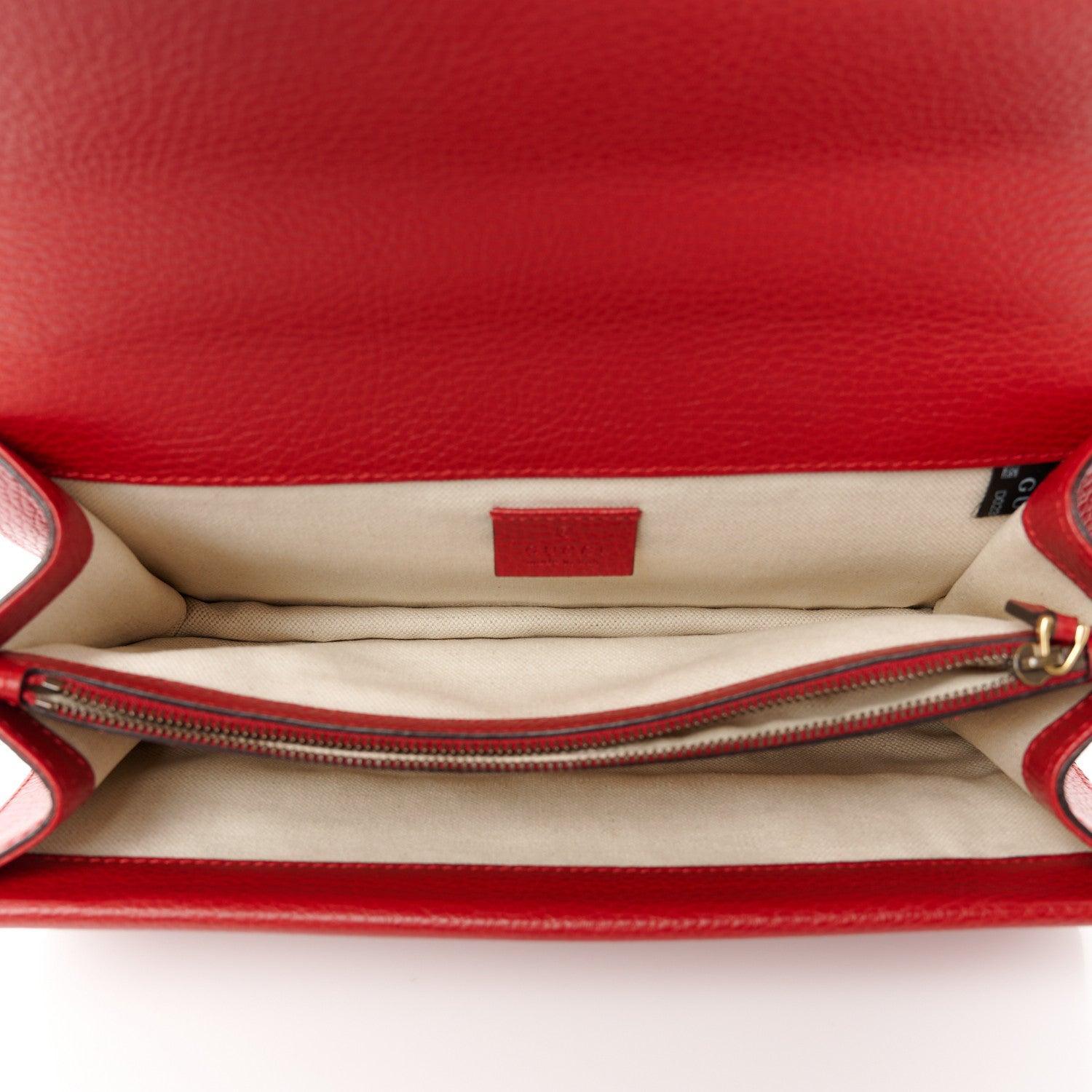 Gucci Dollar Calfskin Swarovski Crystal Small Dionysus Shoulder Bag Hibiscus Red 5 of 11