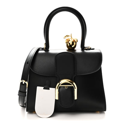 Delvaux Box Calfskin Apple In The Sky Mini Brillant Satchel Black 3 of 11