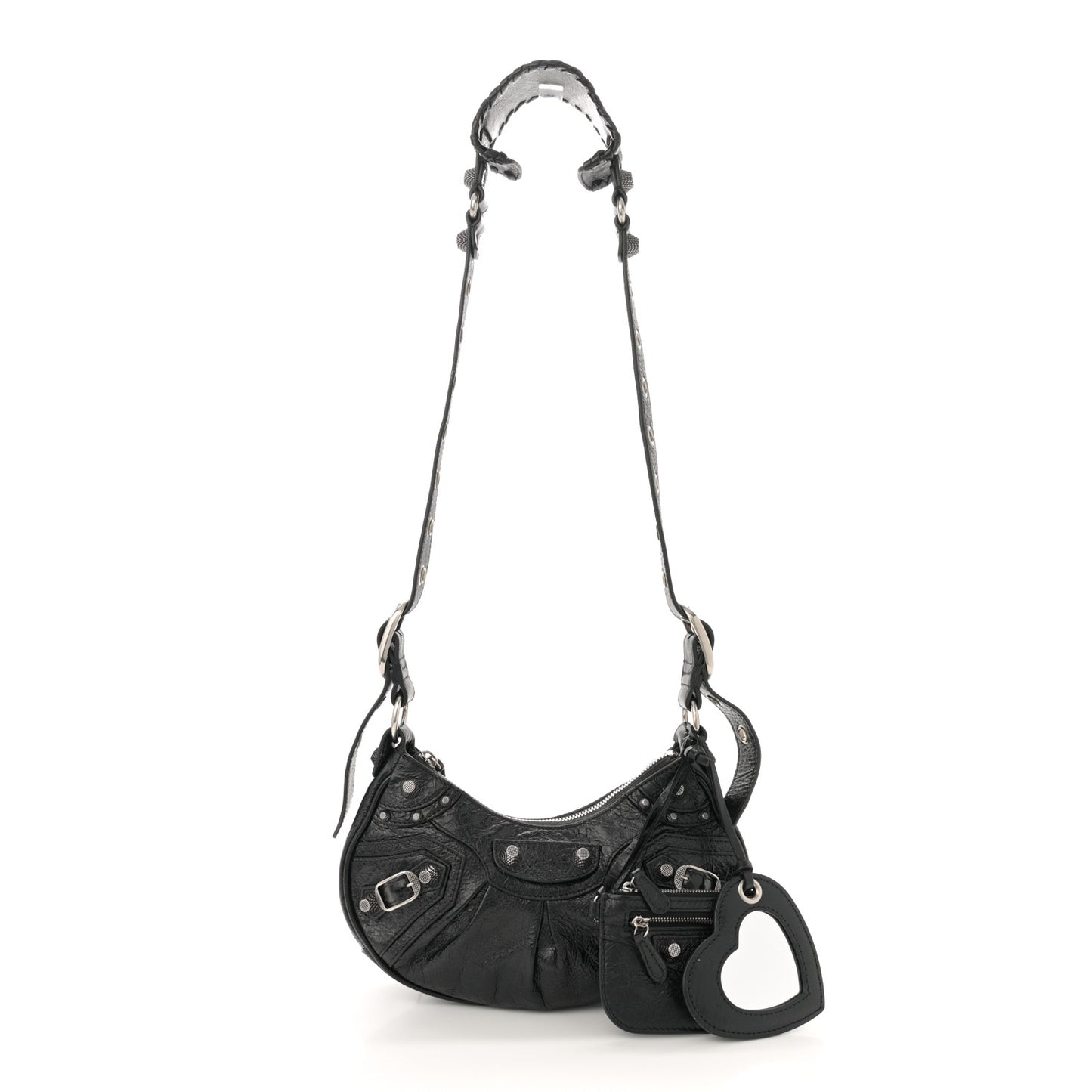 Agneau Arena Le Cagole Shoulder Bag XS Black