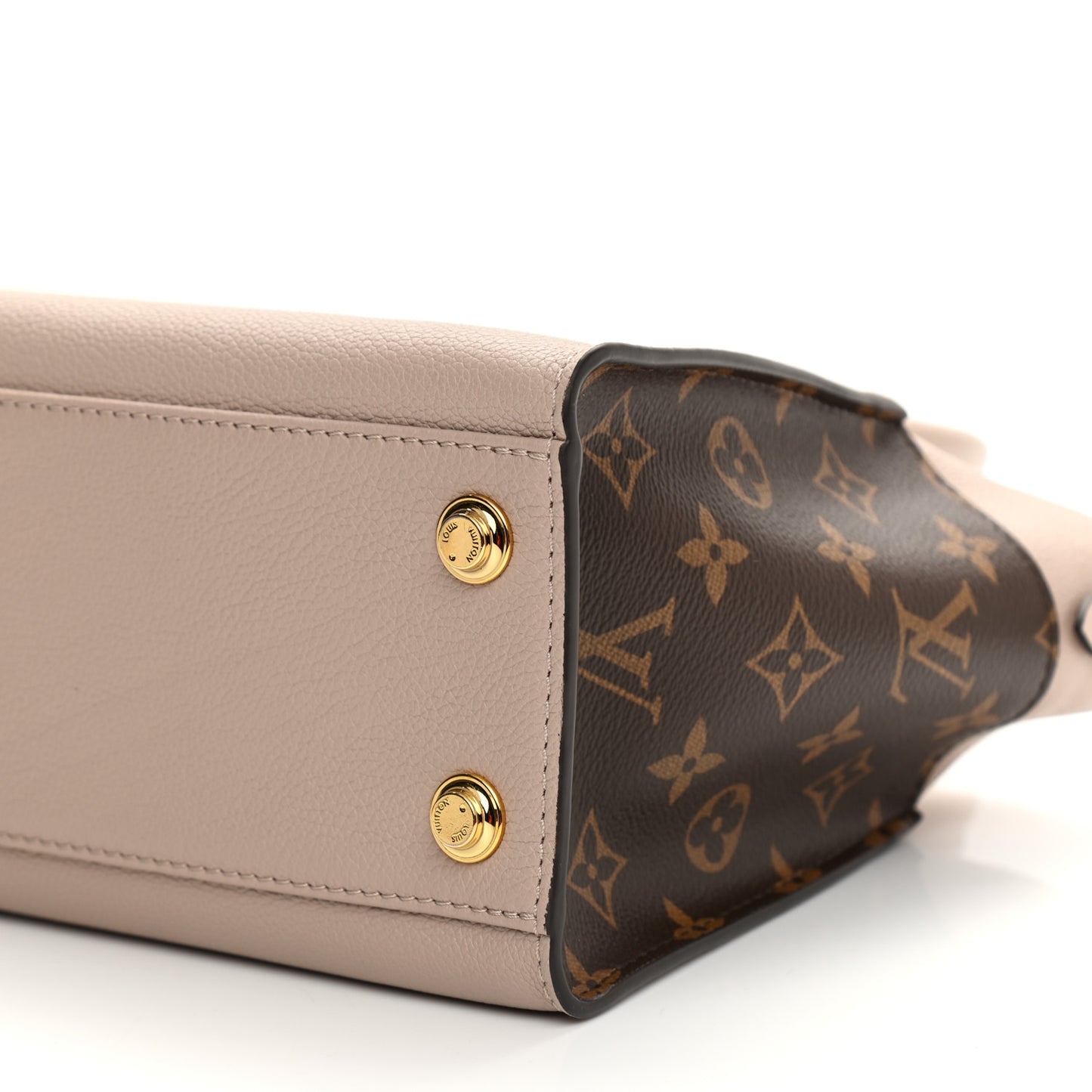 Calfskin Monogram On My Side PM Greige