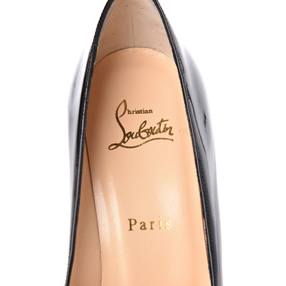 Christian Louboutin Patent New Simple 100 Pumps 37.5 Black 7 of 9