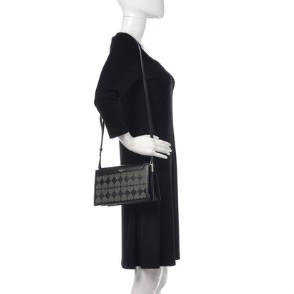 Saint Laurent Smooth Calfskin Catherine Heart Studded Satchel Black 2 of 9