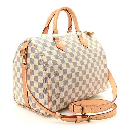 Louis Vuitton Damier Azur Speedy Bandouliere 30 3 of 10