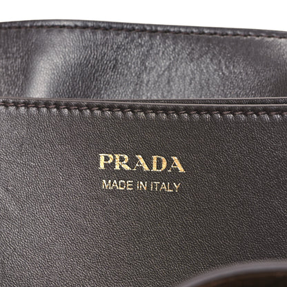 Prada Scamosciato Large Buckle Bag With Belt Cacao 6 of 9