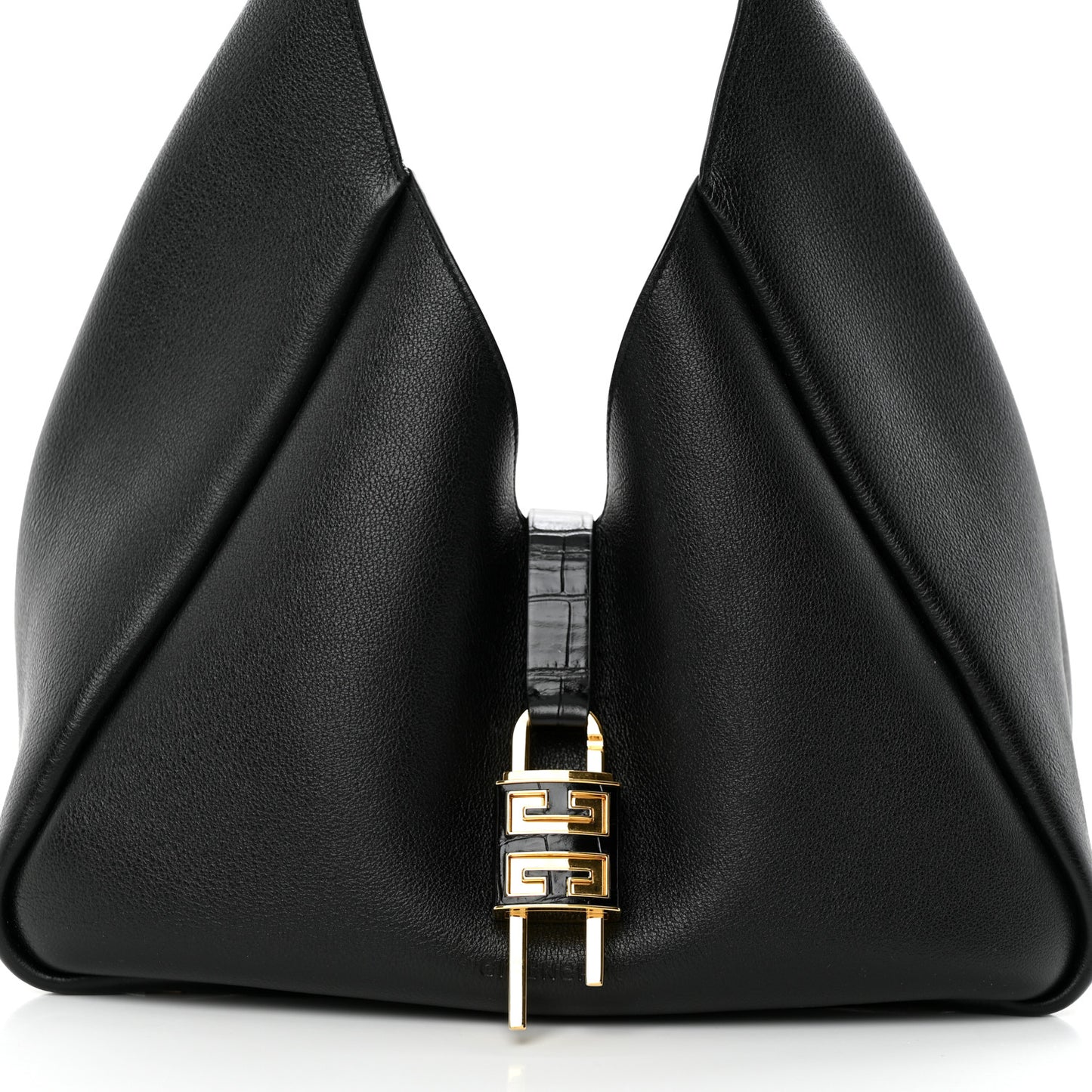 Calfskin Medium G-Lock Hobo Black