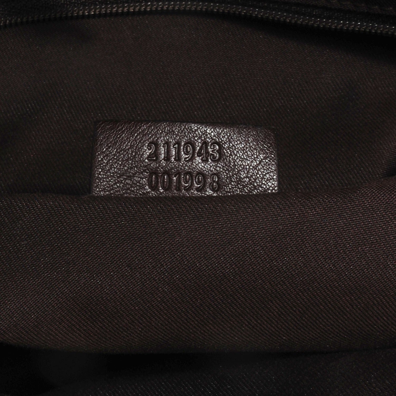 Gucci Leather Large Sukey Tote Dark Brown 8 of 9