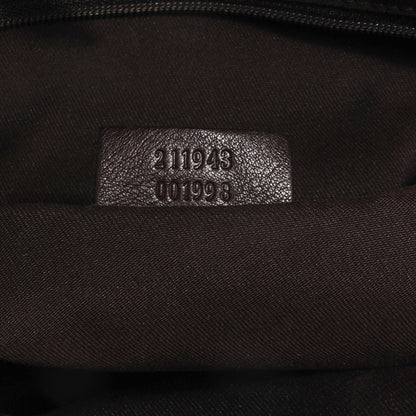 Gucci Leather Large Sukey Tote Dark Brown 8 of 9
