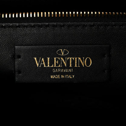Valentino Garavani Nappa Large Roman Stud Shoulder Bag Black 6 of 13