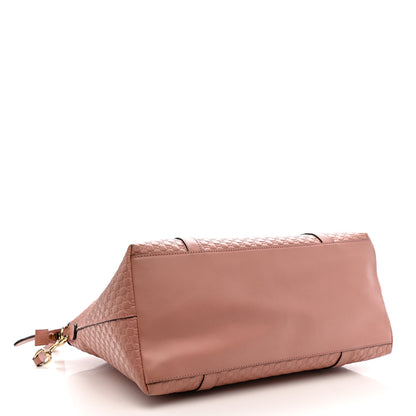 Gucci Soft Microguccissima Large Dome Satchel Soft Pink 4 of 17