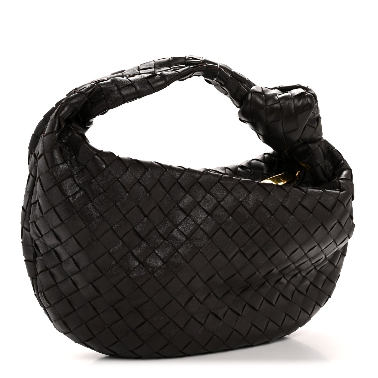 Nappa Intrecciato Teen Jodie Hobo Fondant