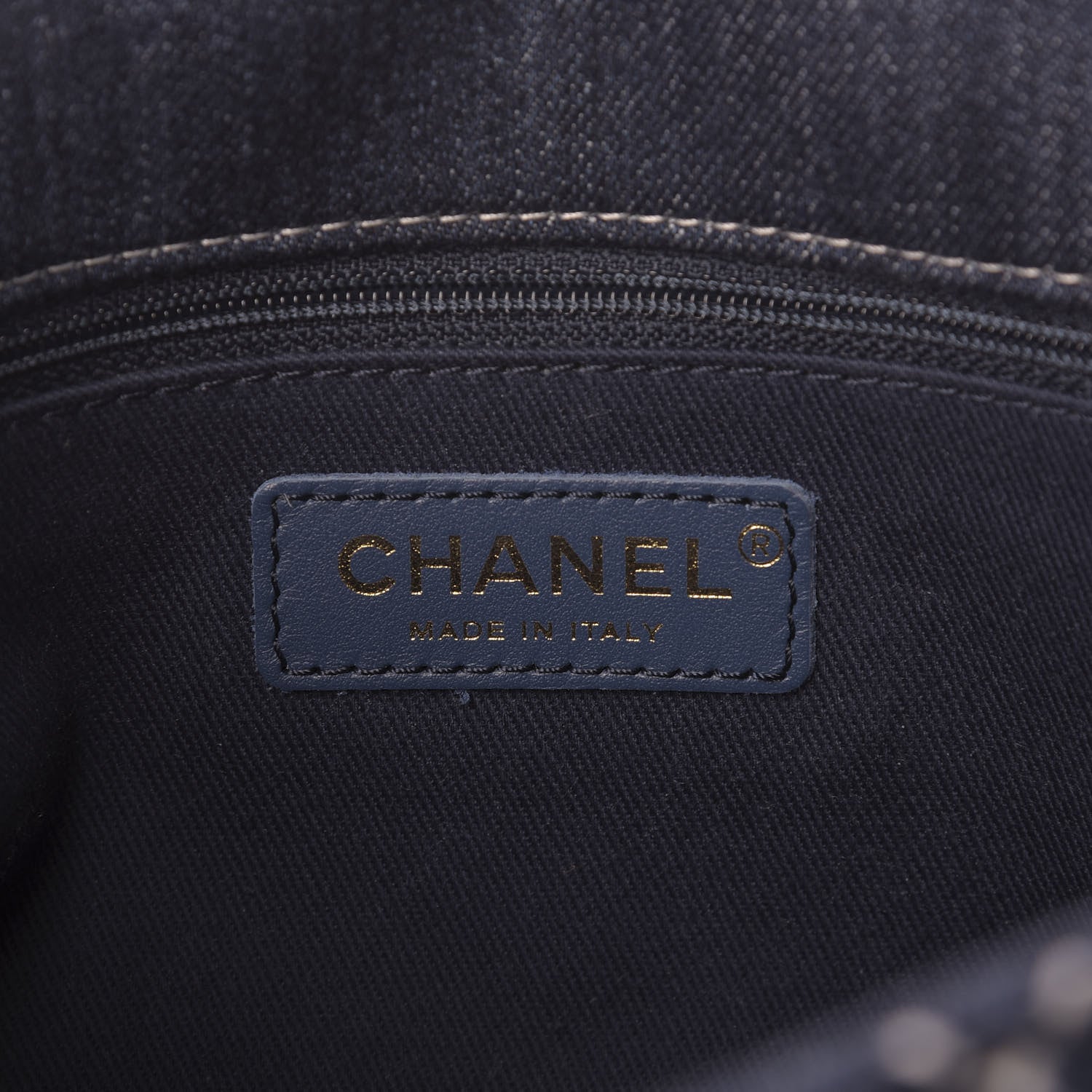 Chanel Denim Quilted Medium Denim Trip Single Flap Blue 6 of 10