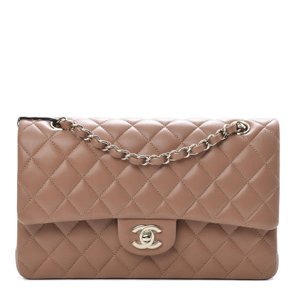 Chanel Lambskin Quilted Medium Double Flap Brown 1 of 12