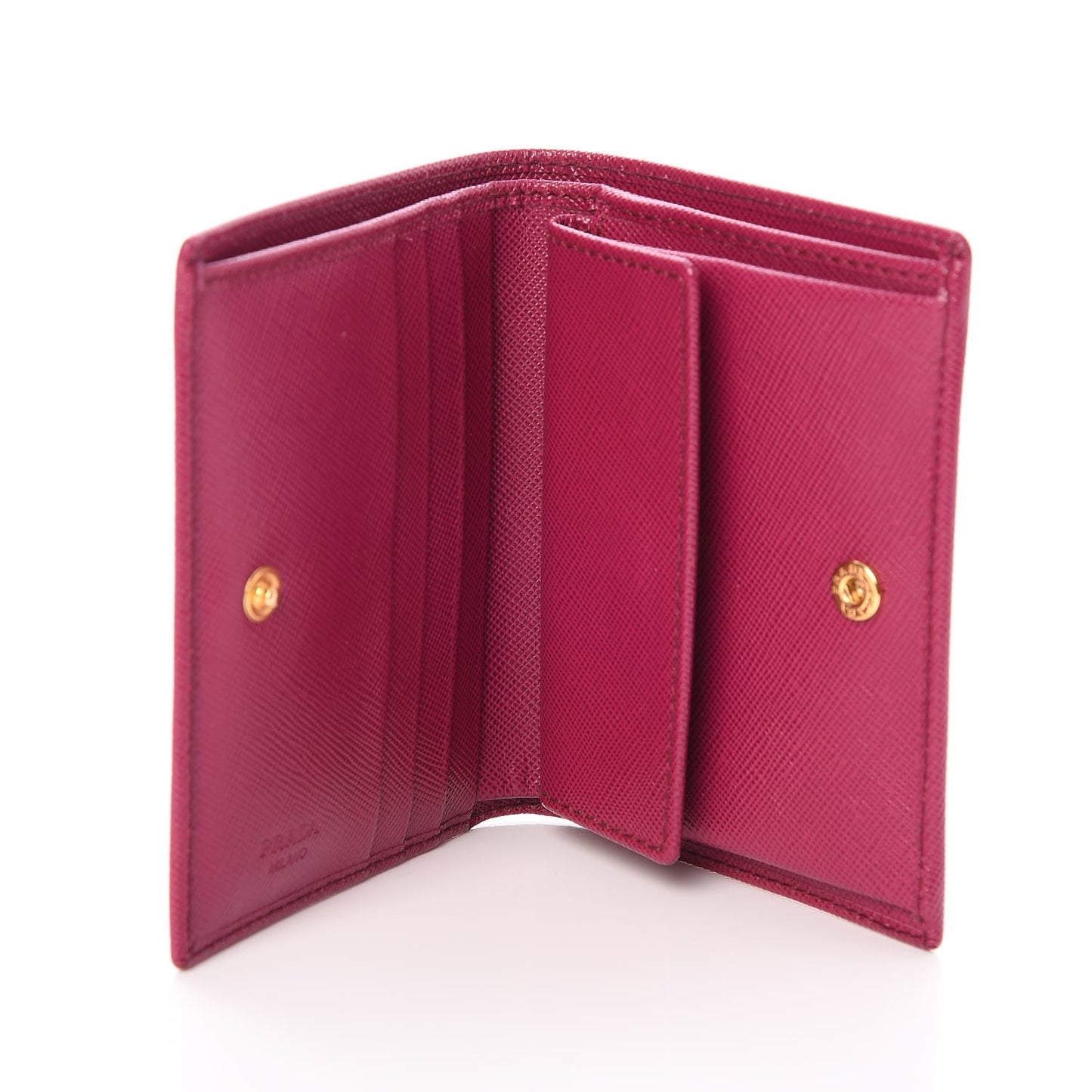 Saffiano Metal Bi-Fold Wallet Ibisco