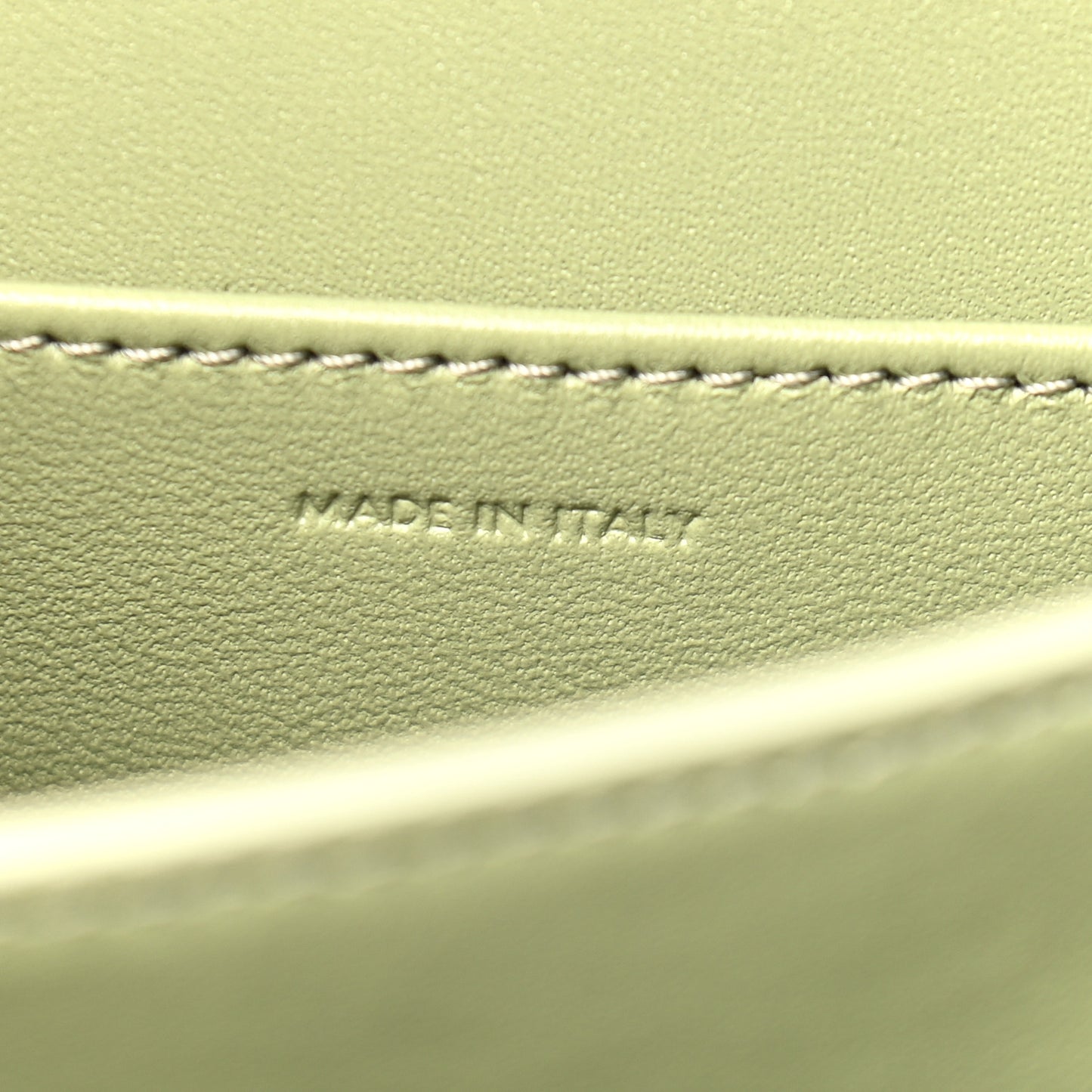 Liege Calfskin Teen Classic Box Flap Bag Sage