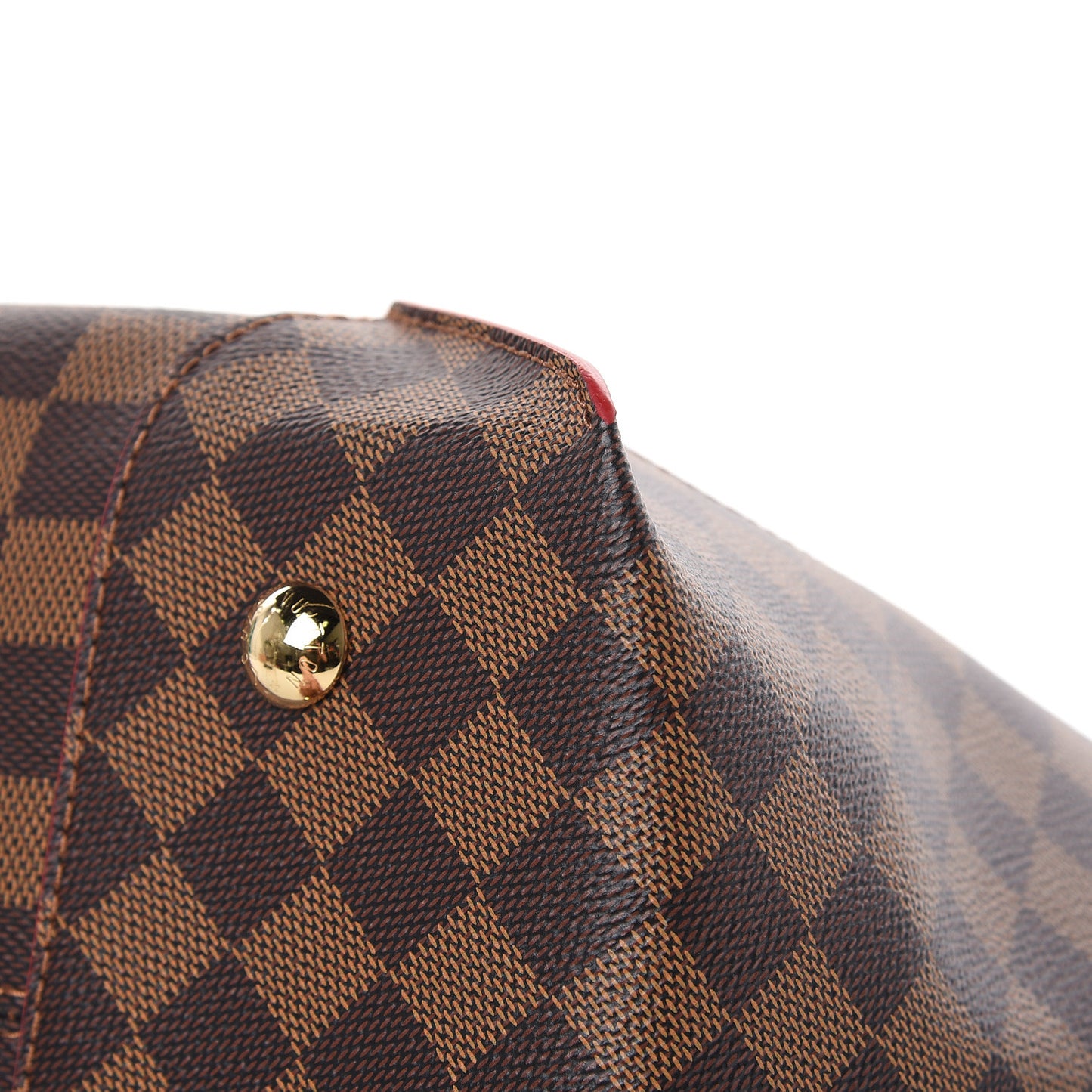 Damier Ebene Caissa Tote MM Cherry