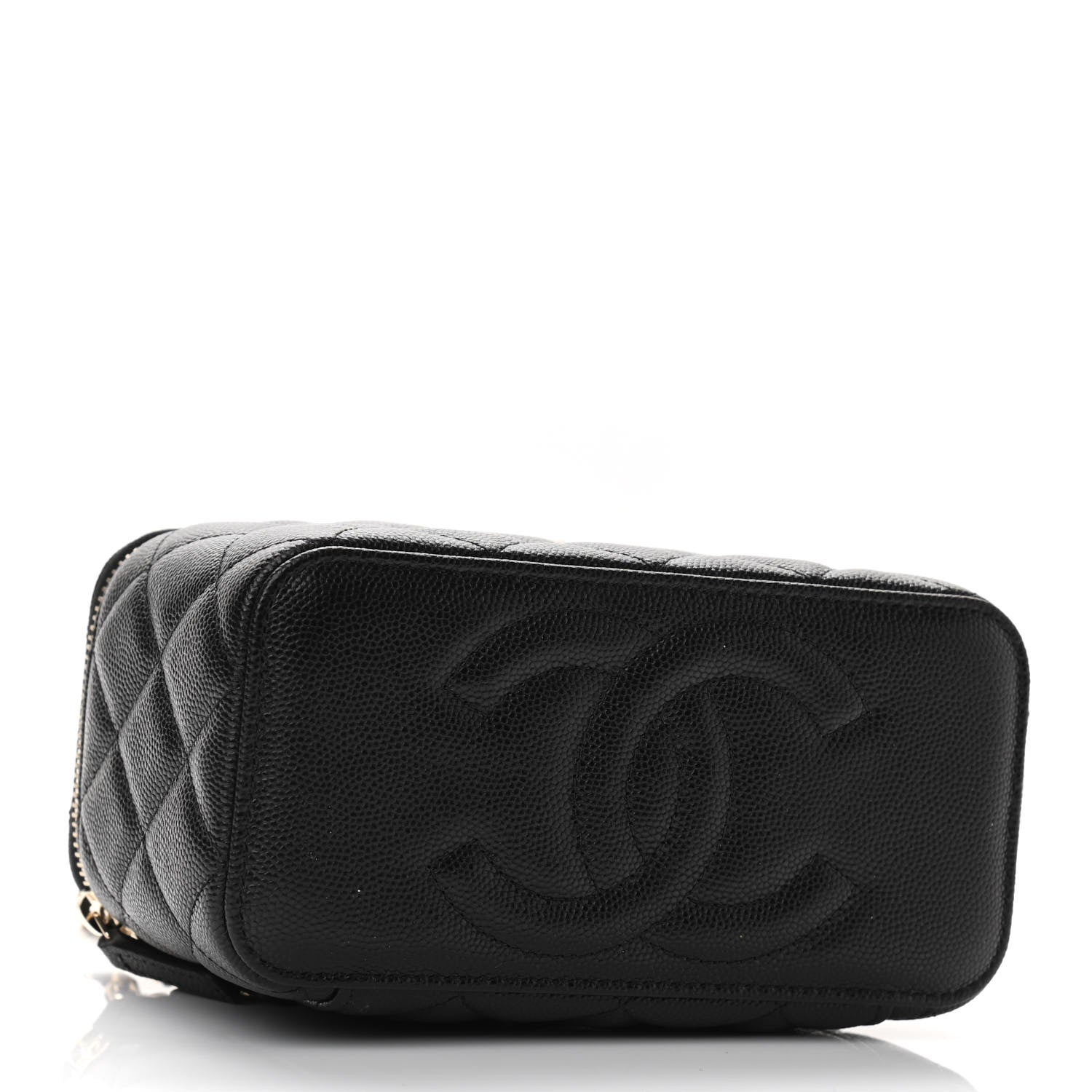 Chanel Caviar Quilted Small Vanity Case With Chain Black 4 of 12