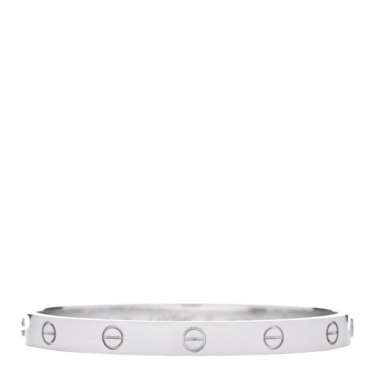18K White Gold LOVE Bracelet 18