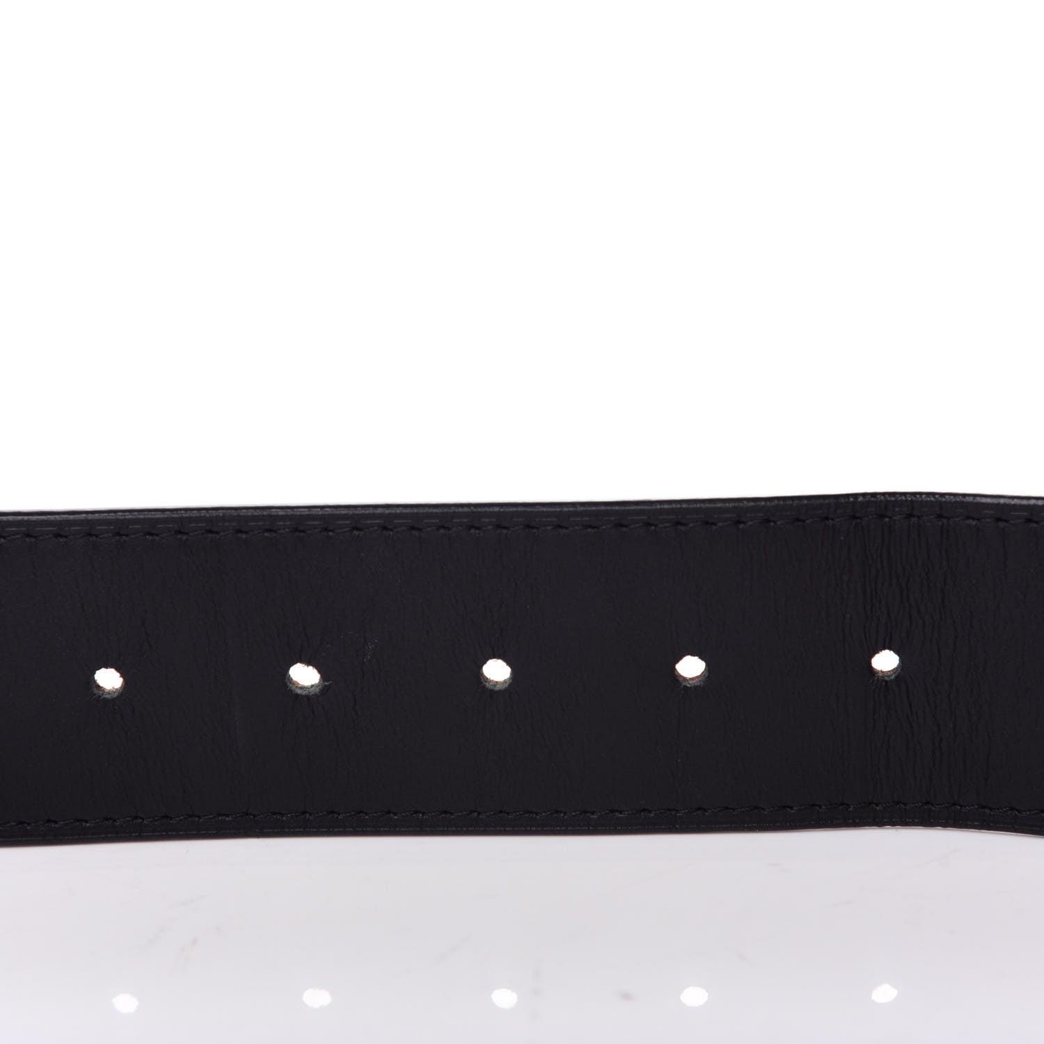 Louis Vuitton Calfskin Jeans Belt 90 36 Black 3 of 7