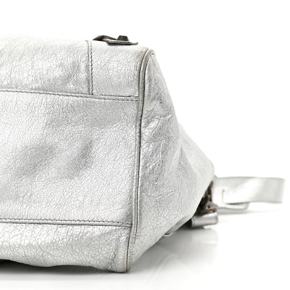 Balenciaga Metallic Agneau Classic Hardware Velo Gris Aluminum 10 of 11
